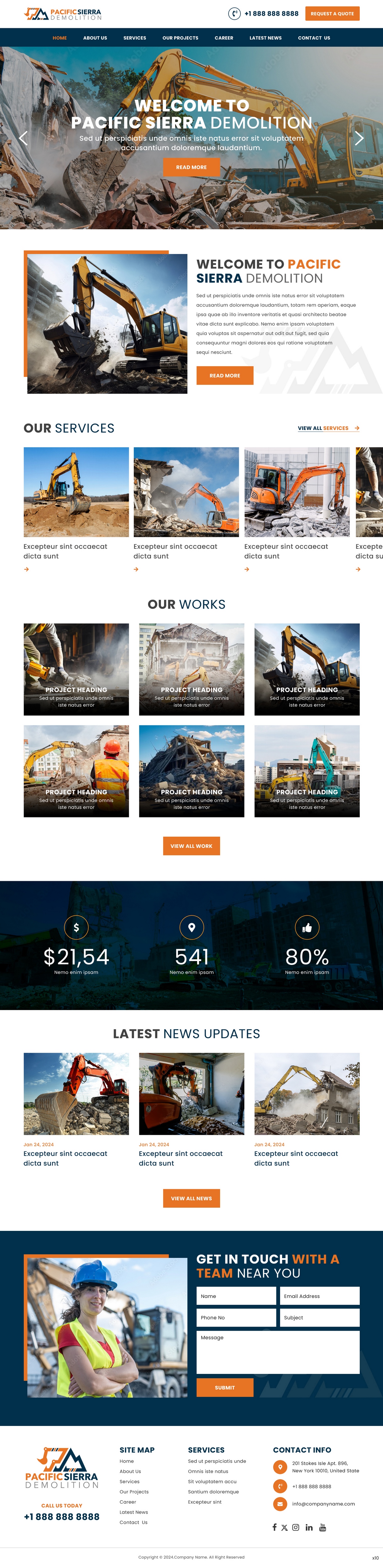 Web Design by pb for ONEELEVEN | Design #32200659