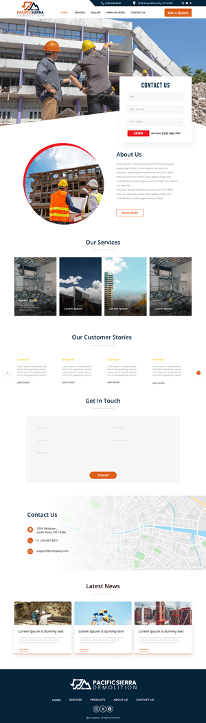 Web Design by GraphicSujit for ONEELEVEN | Design: #32326827