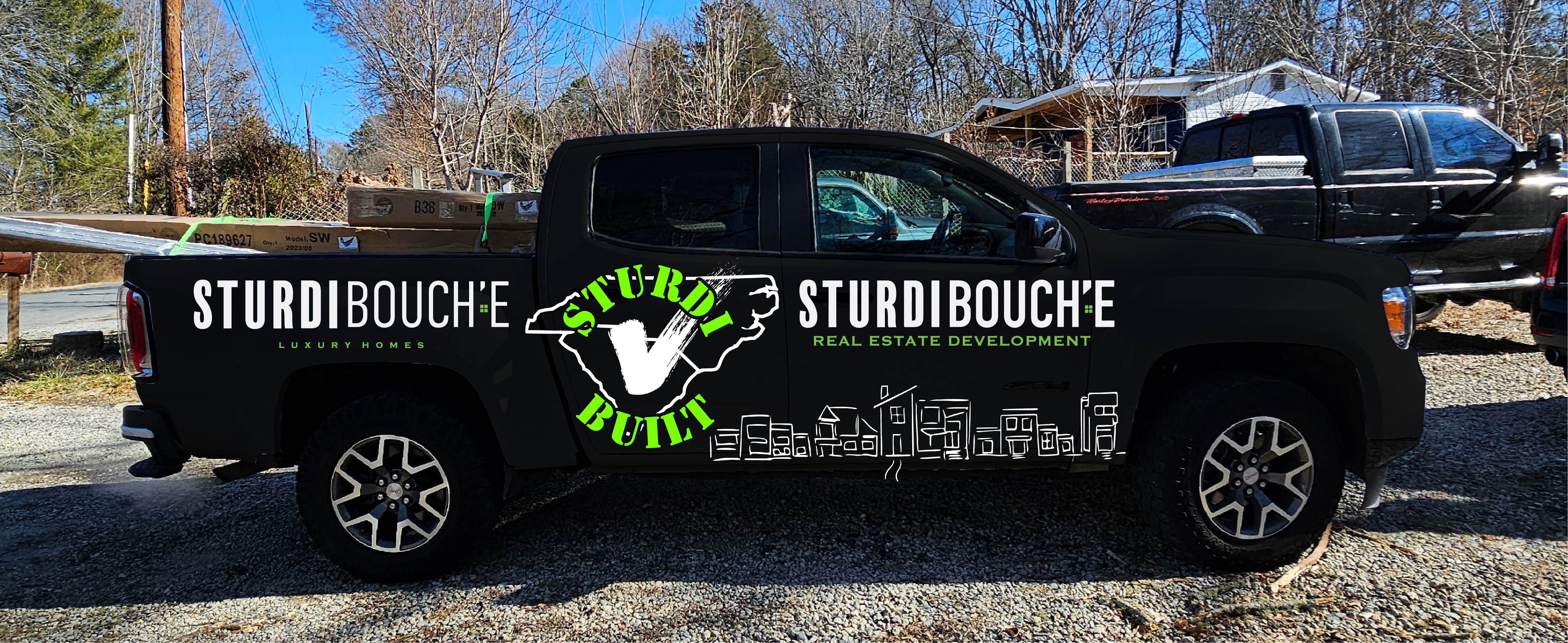 Car Wrap Design by Kira Graphics for SturdiBouch'e Real Estate & Development  | Design #32186559