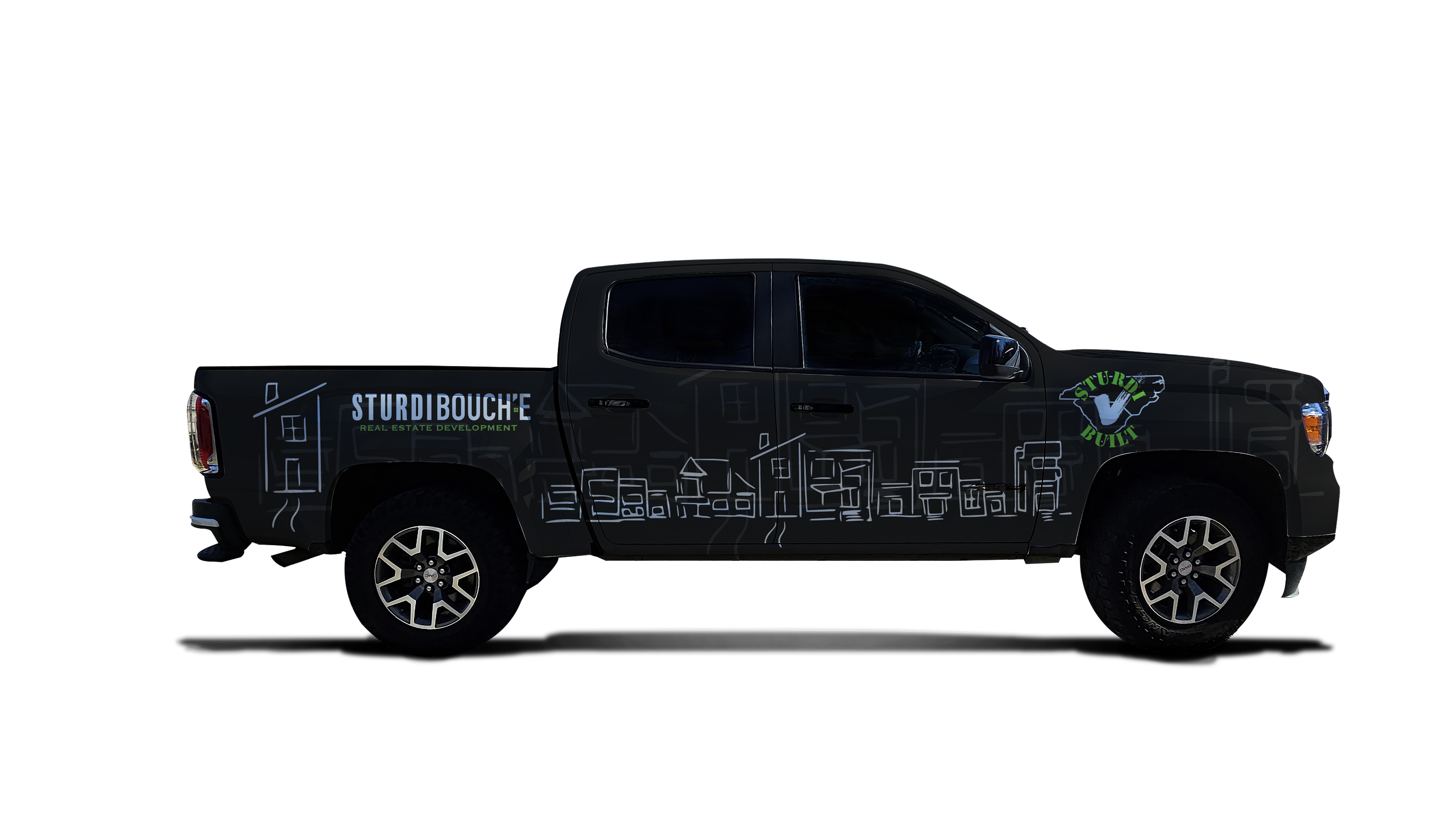 Car Wrap Design by Fine Graphics House for SturdiBouch'e Real Estate & Development  | Design #32186151