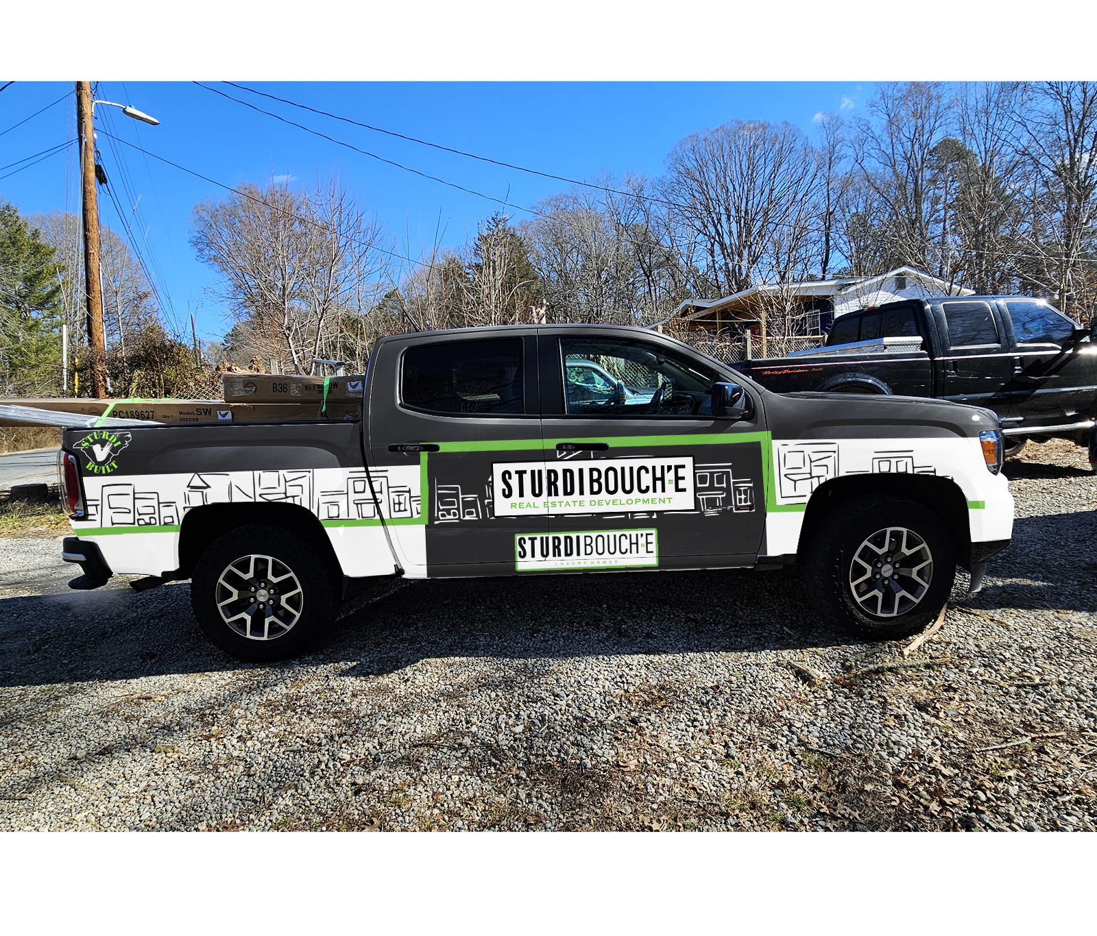 Design de Covering de Véhicule par olpattern pour SturdiBouch'e Real Estate & Development  | Design #32186425