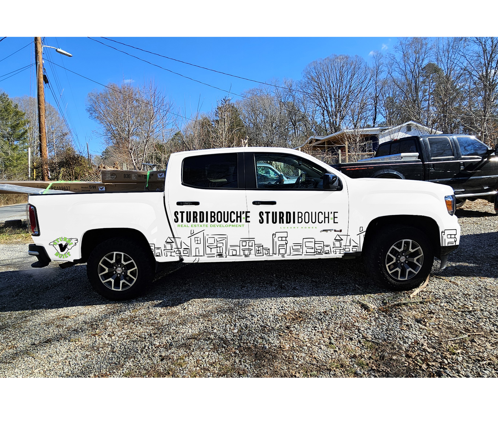 Car Wrap Design by olpattern for SturdiBouch'e Real Estate & Development  | Design #32186466