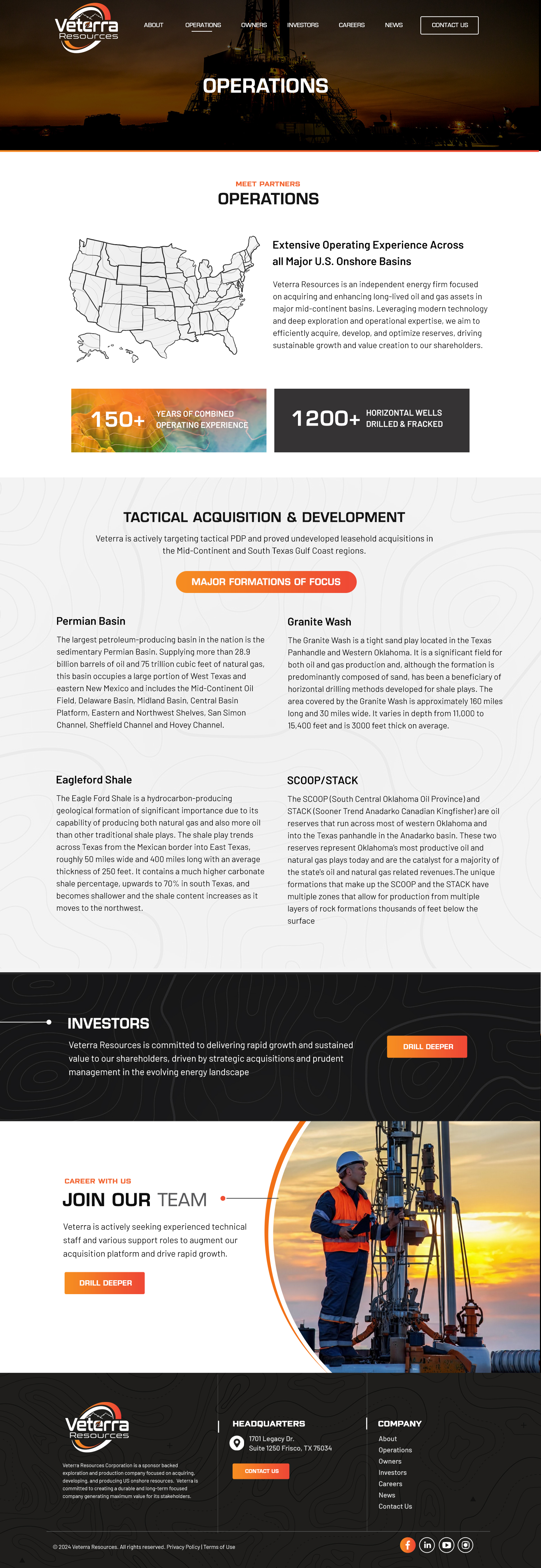 Web Design by Blue Sparrow for Tunnel Energy Partners | Design #32204245