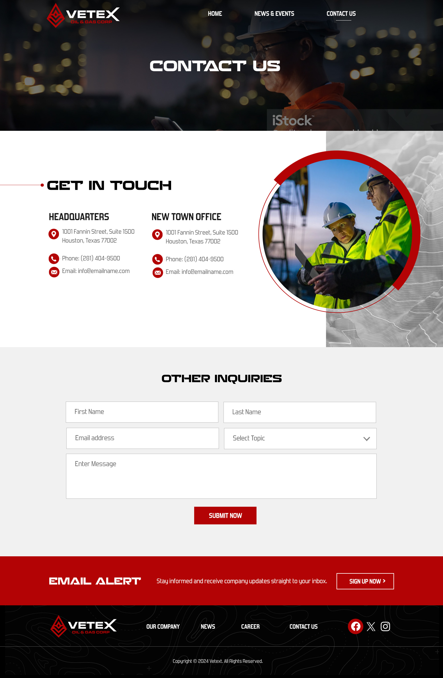 Web Design by Blue Sparrow for Tunnel Energy Partners | Design #32446188