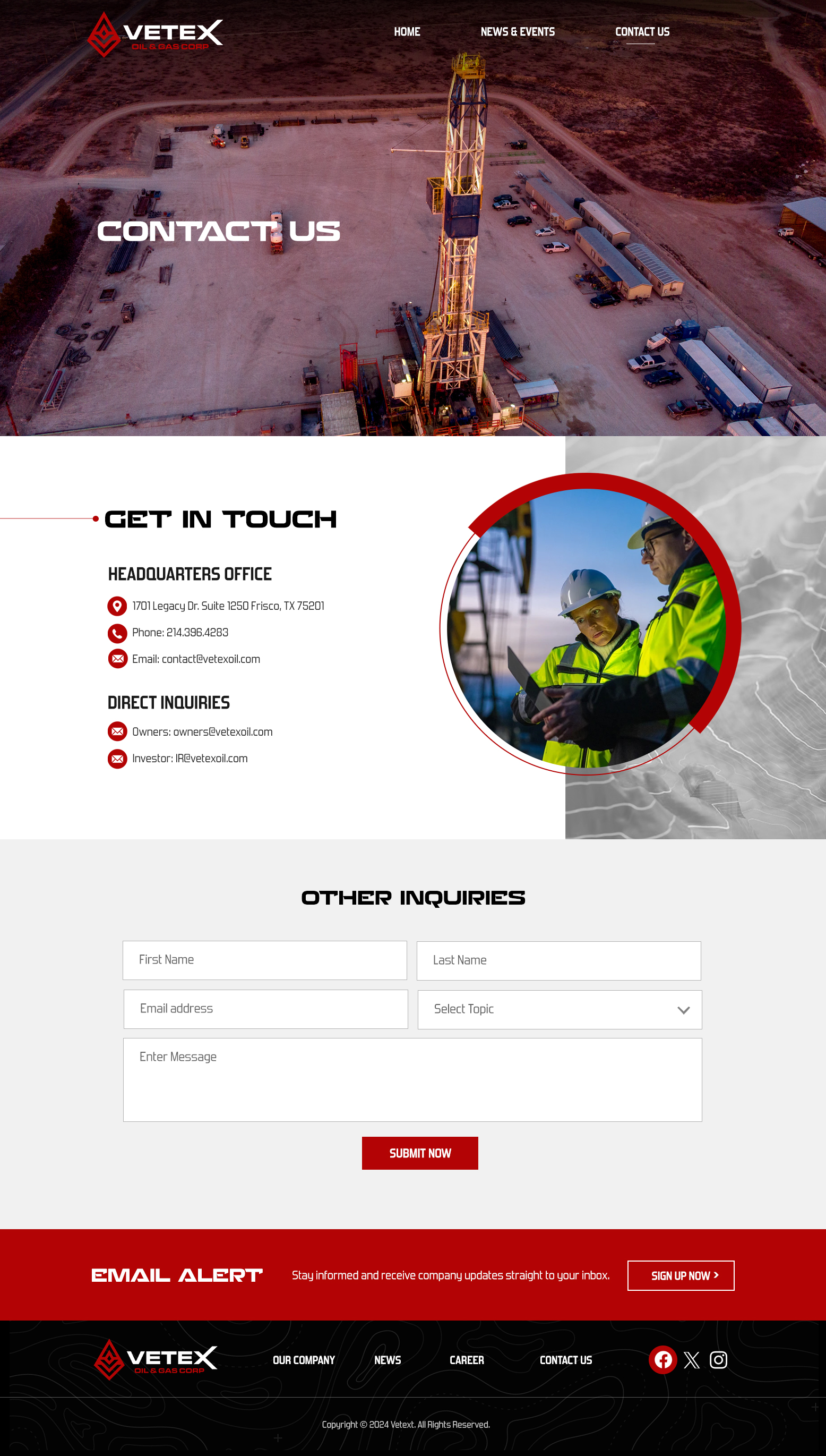 Web Design by Blue Sparrow for Tunnel Energy Partners | Design #32451797