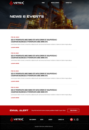 Web Design by Blue Sparrow for Tunnel Energy Partners | Design: #32451798