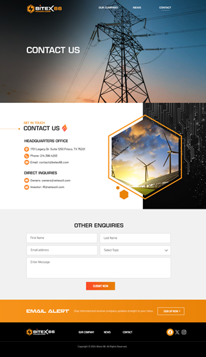 Web Design by Blue Sparrow for Tunnel Energy Partners | Design: #32570521