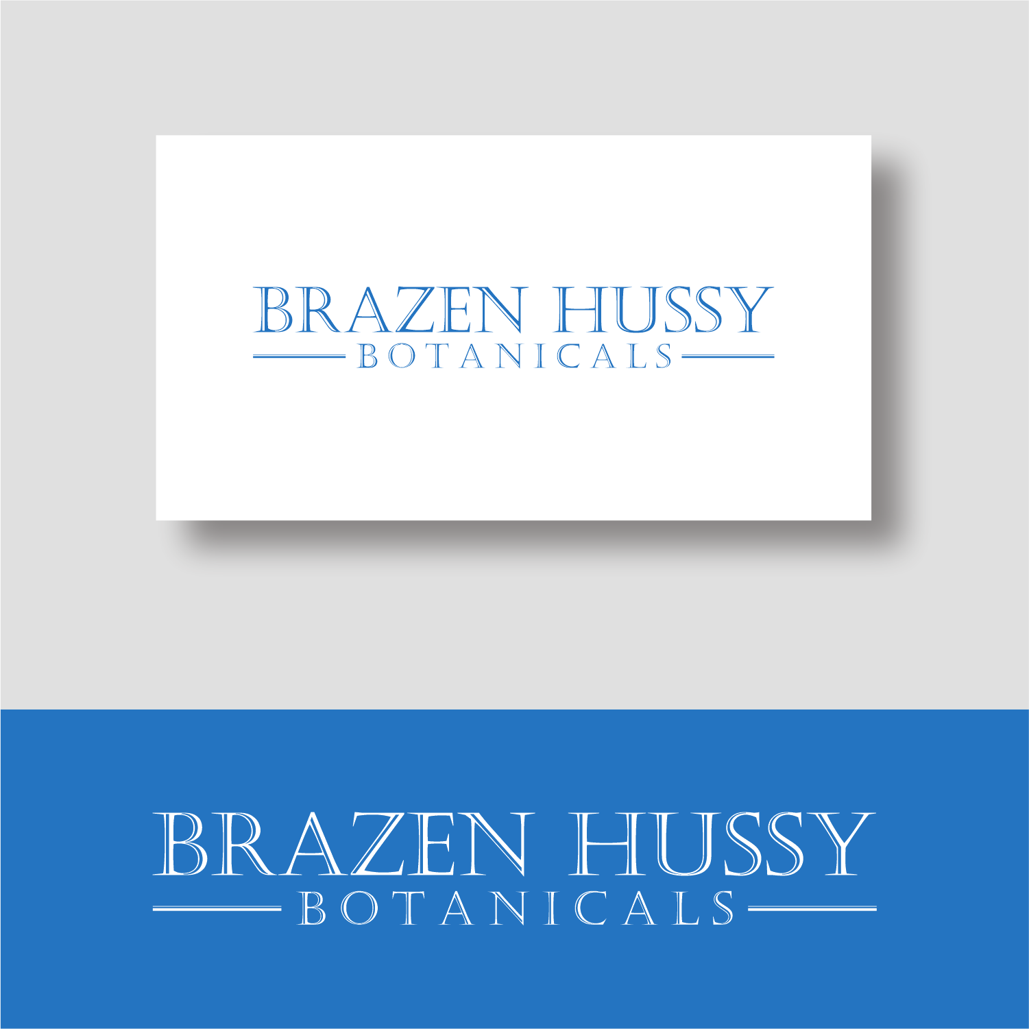 Logo Design by ganesaputu for Brazen Hussy Botanicals | Design #32188171