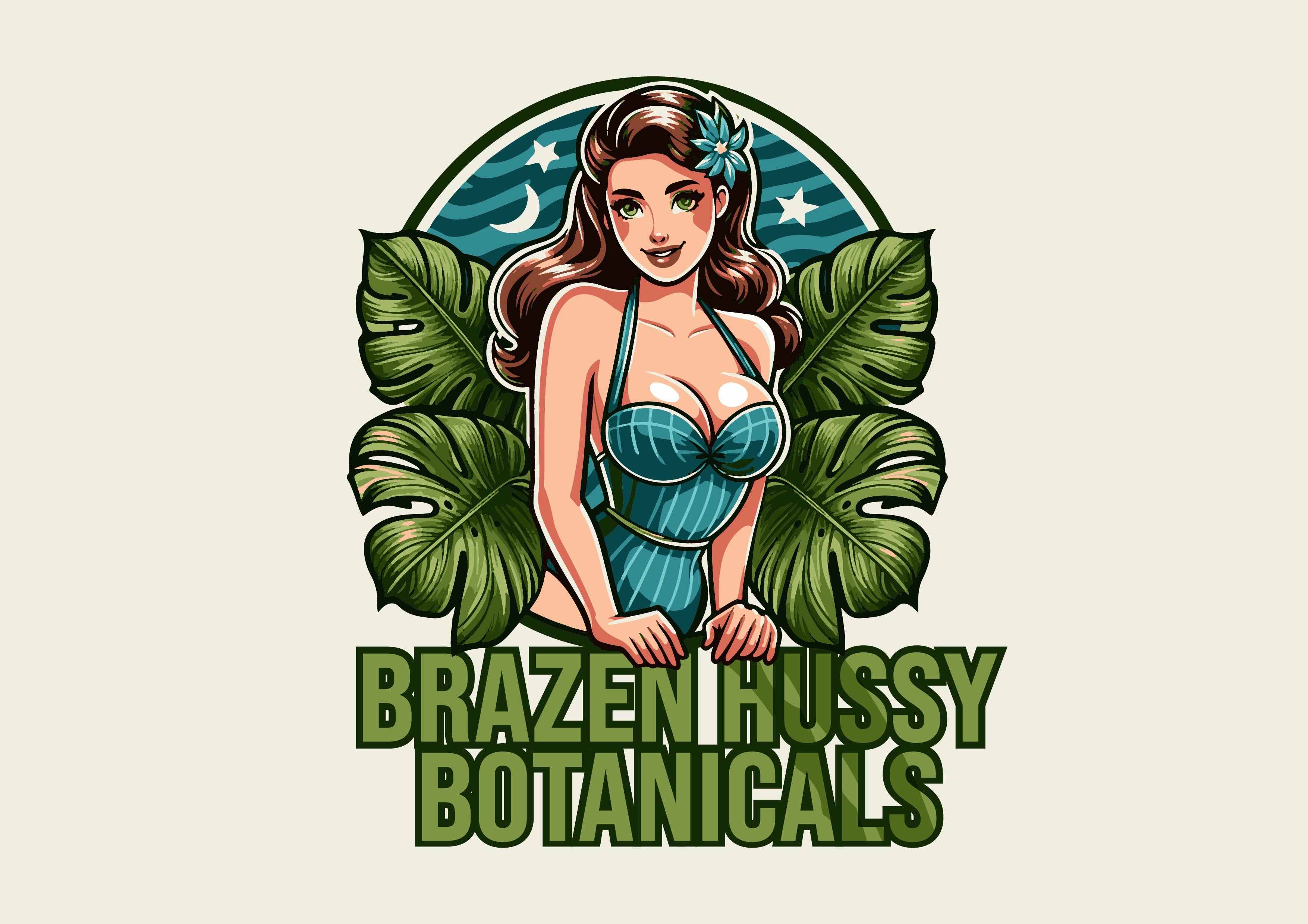 Logo Design by A DESIGN FOR YOU for Brazen Hussy Botanicals | Design #32218740