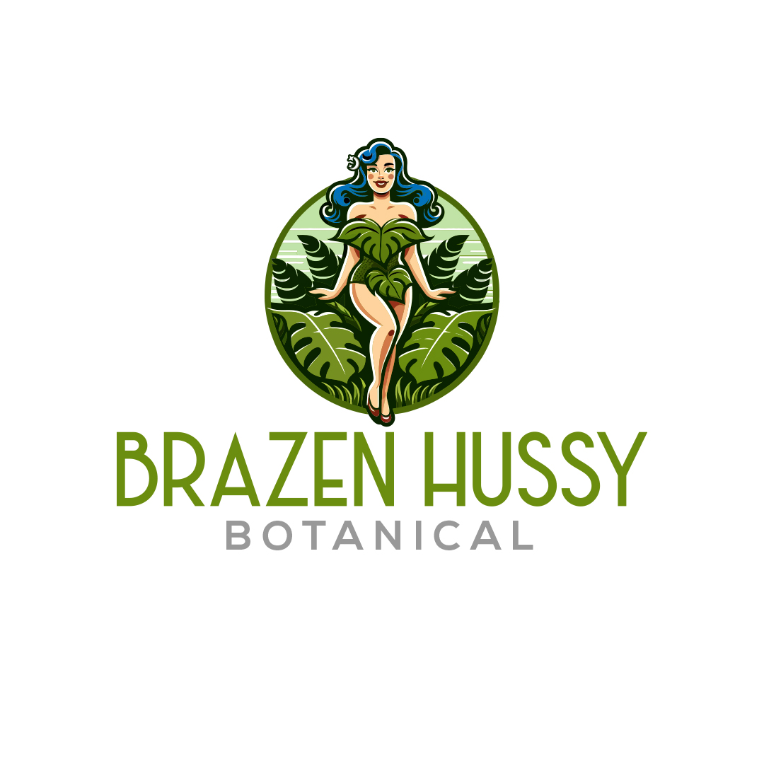 Diseño de Logo por genchan para Brazen Hussy Botanicals | Diseño #32215844