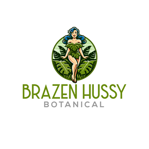 Diseño de Logo por genchan para Brazen Hussy Botanicals | Diseño: #32215844