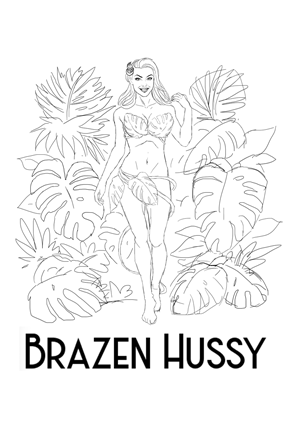 Diseño de Logo por icirotrisna para Brazen Hussy Botanicals | Diseño: #32195918