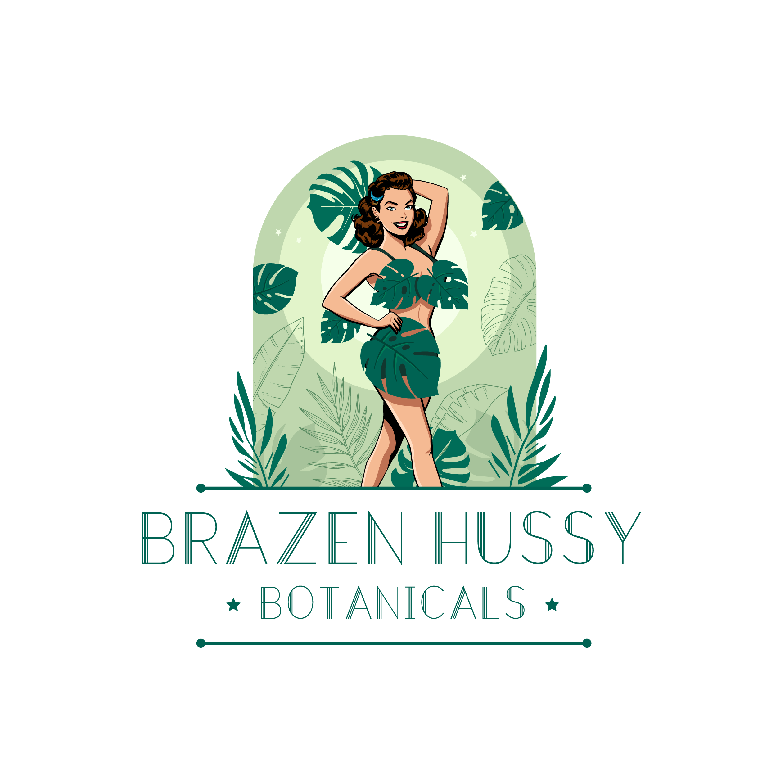 Diseño de Logo por Ankit Bhattarai para Brazen Hussy Botanicals | Diseño #32213896
