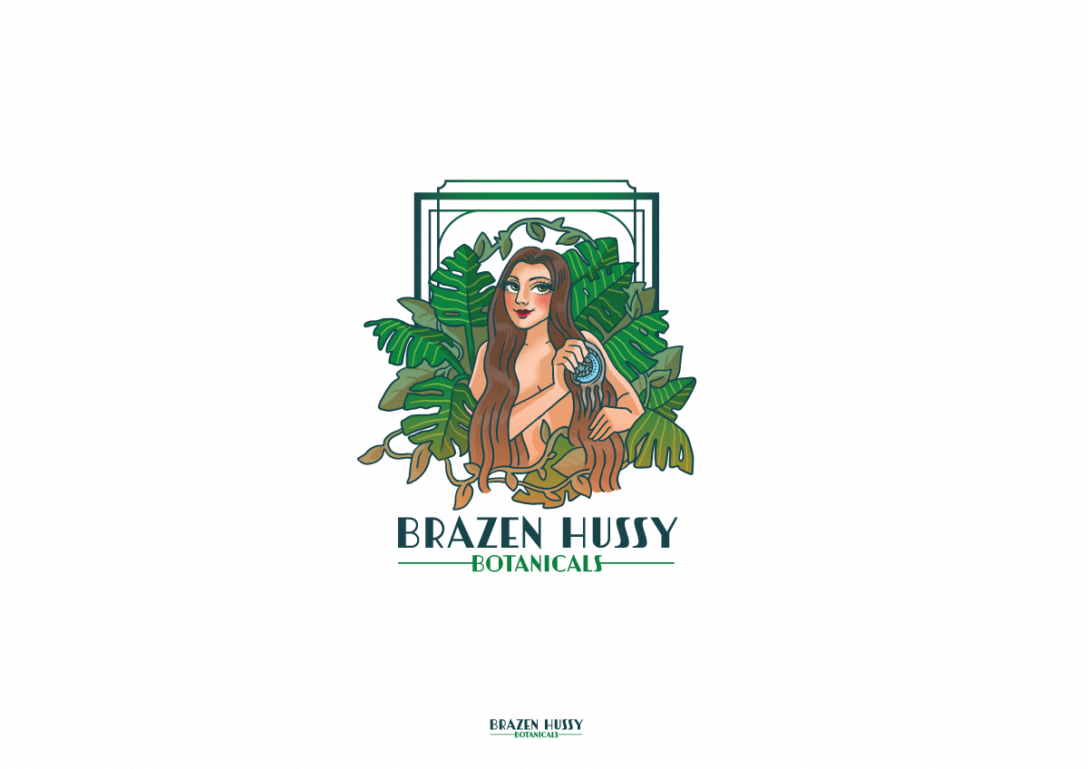 Logo-Design von Sofia Pereira für Brazen Hussy Botanicals | Design #32208783