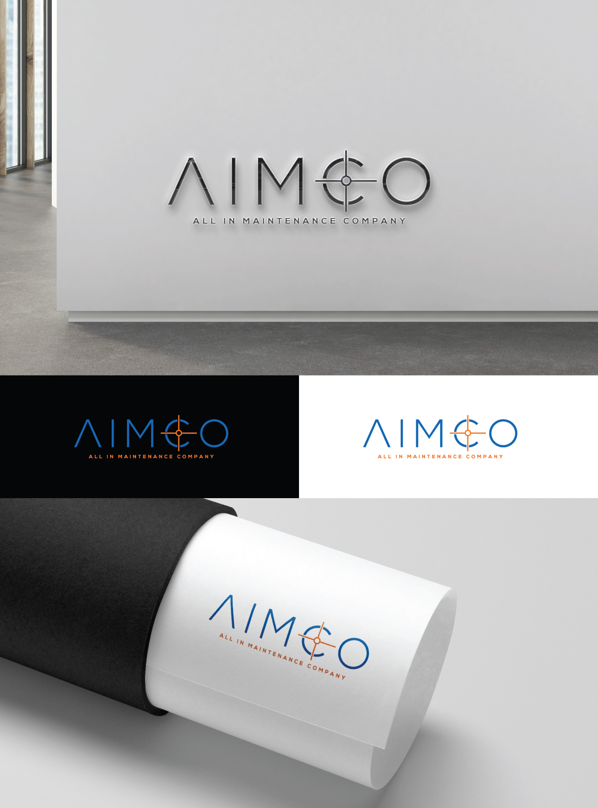 Logo Design by sol design2 for All in maintenance company "AIMCO" | Design #32196982