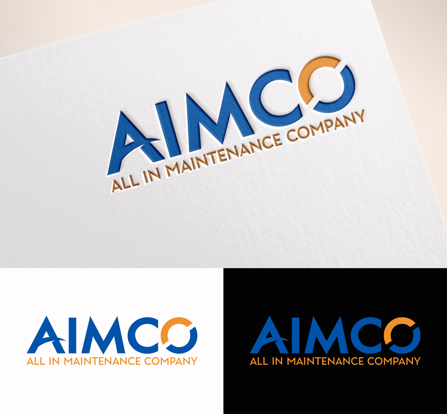 Logo Design by M Art & Design for All in maintenance company "AIMCO" | Design #32195807
