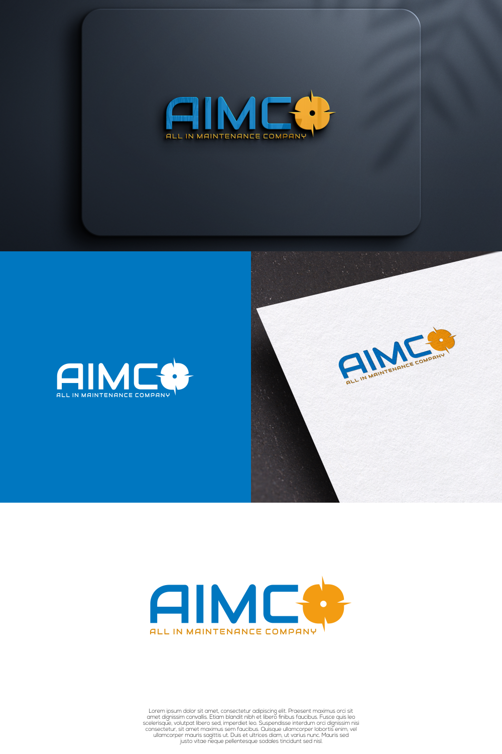 Logo Design by Verguson for All in maintenance company "AIMCO" | Design #32207471