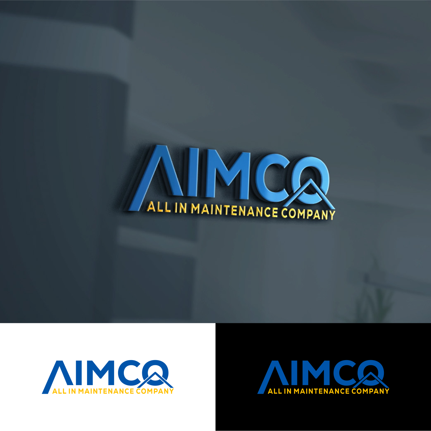 Logo Design by sukiwen for All in maintenance company "AIMCO" | Design #32195446