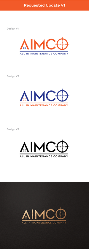 Design de Logo par apik. pour All in maintenance company "AIMCO" | Design : #32202593