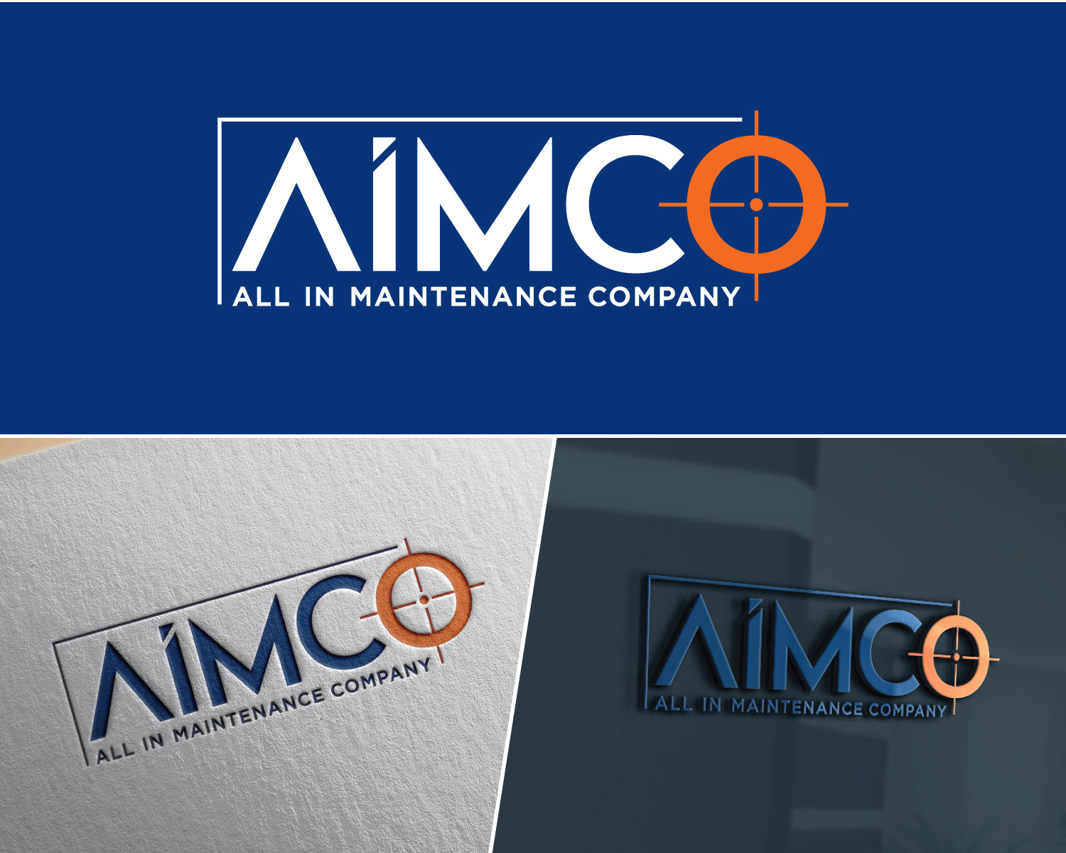 Logo Design by Atec for All in maintenance company "AIMCO" | Design #32205104
