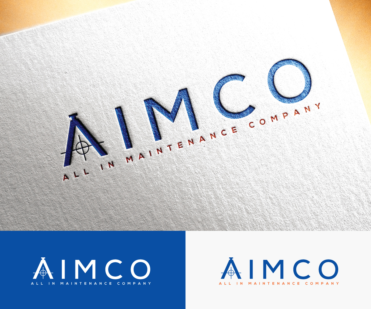 Logo Design by step forward 2 for All in maintenance company "AIMCO" | Design #32196917