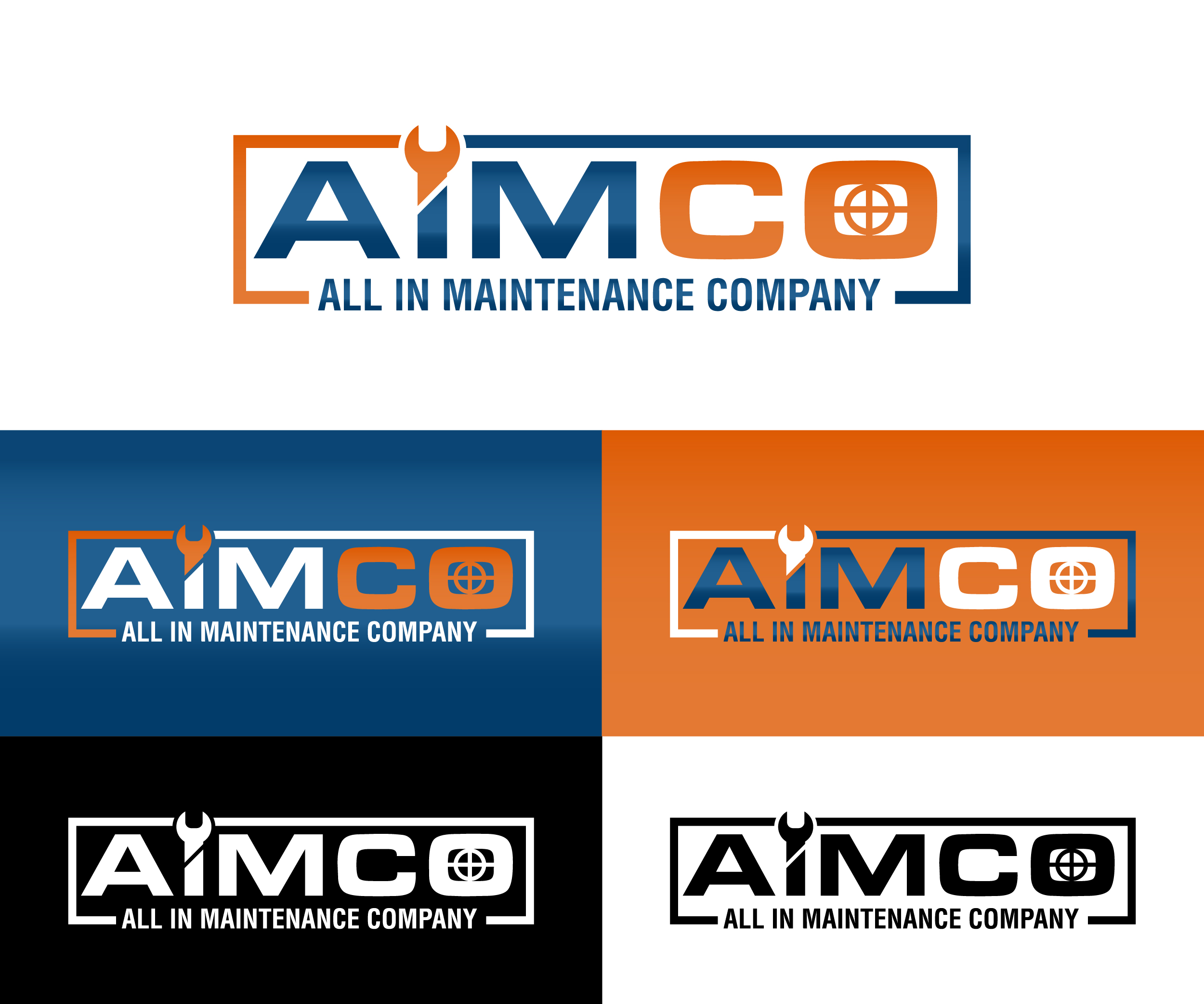 Logo Design by AlphabetZero.com for All in maintenance company "AIMCO" | Design #32211034