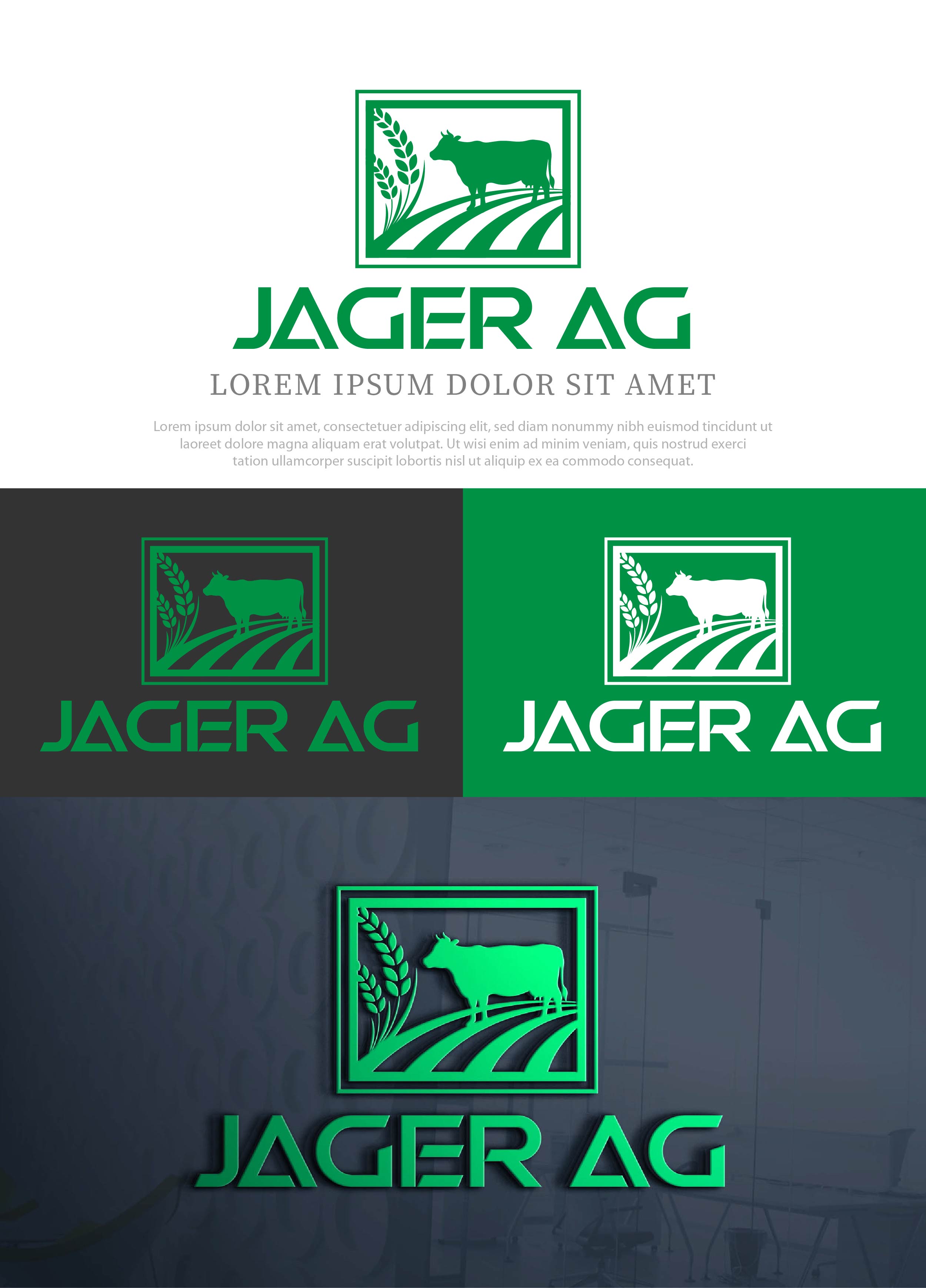 Logo Design by NasarLogo for Jager Ag LLC | Design #32215173