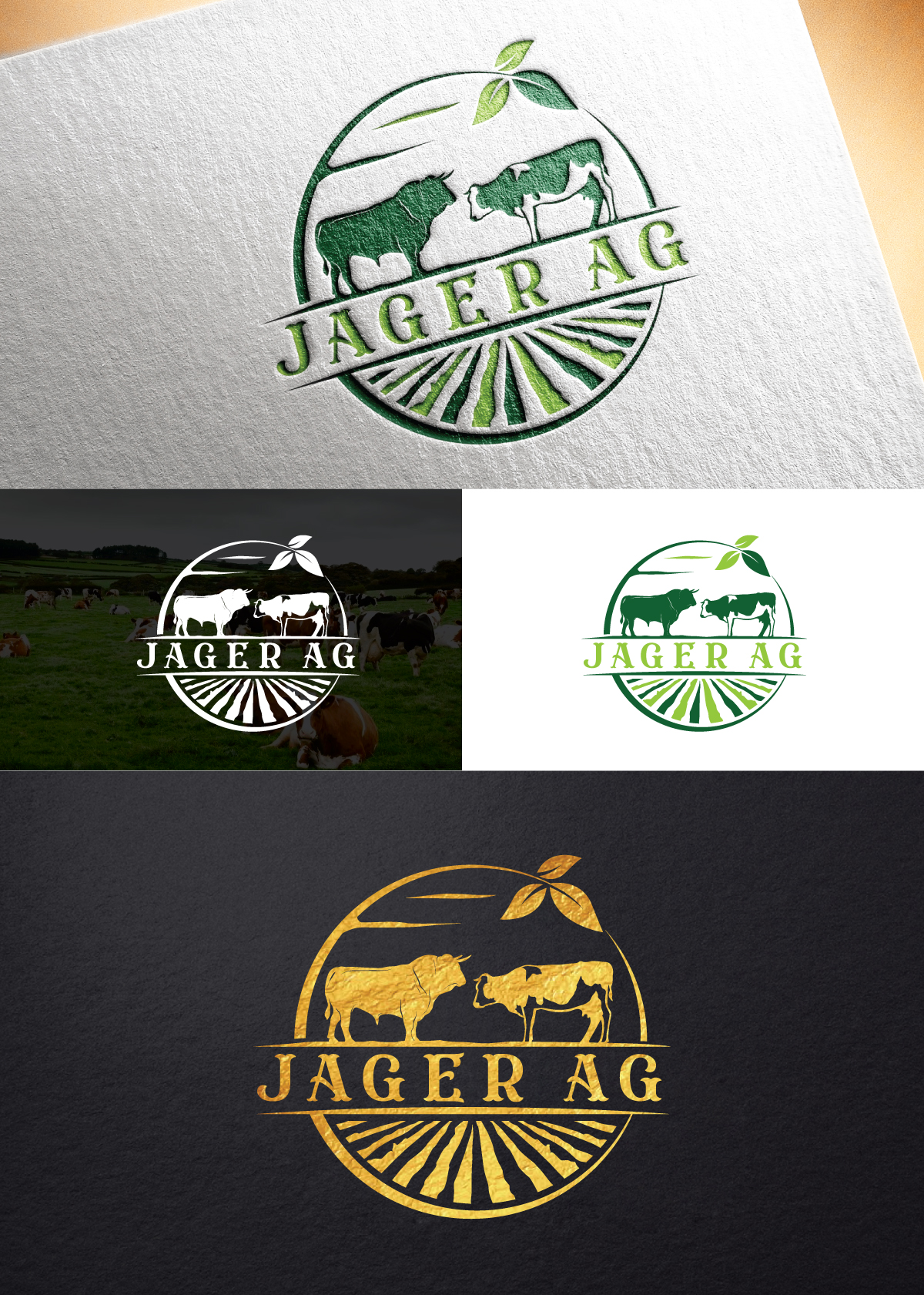 Logo Design by step forward 2 for Jager Ag LLC | Design #32204220