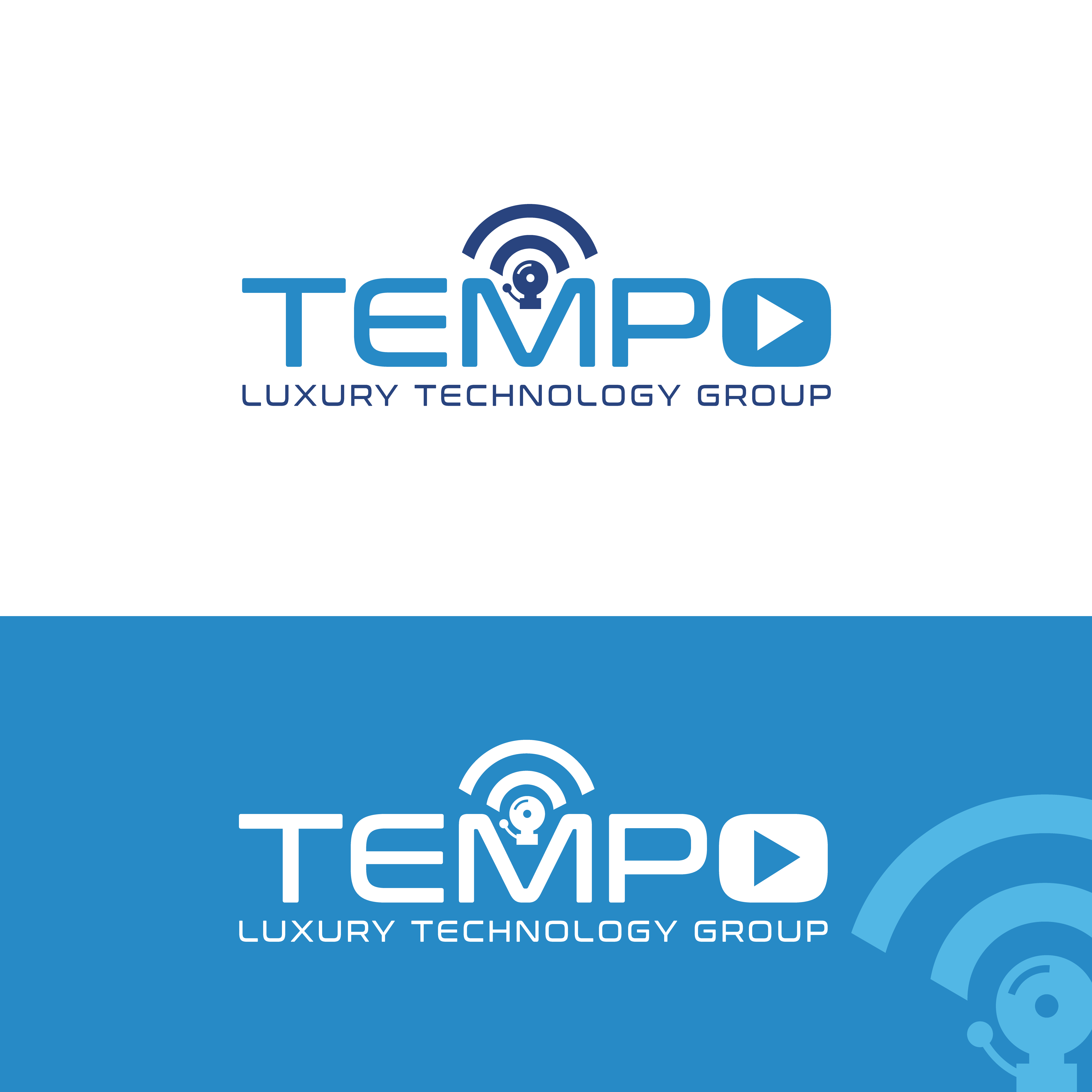Logo Design by M Art & Design for Tempo Luxury Technology Group | Design #32206836