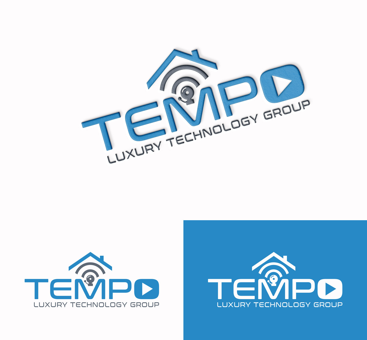 Logo Design by M Art & Design for Tempo Luxury Technology Group | Design #32206945