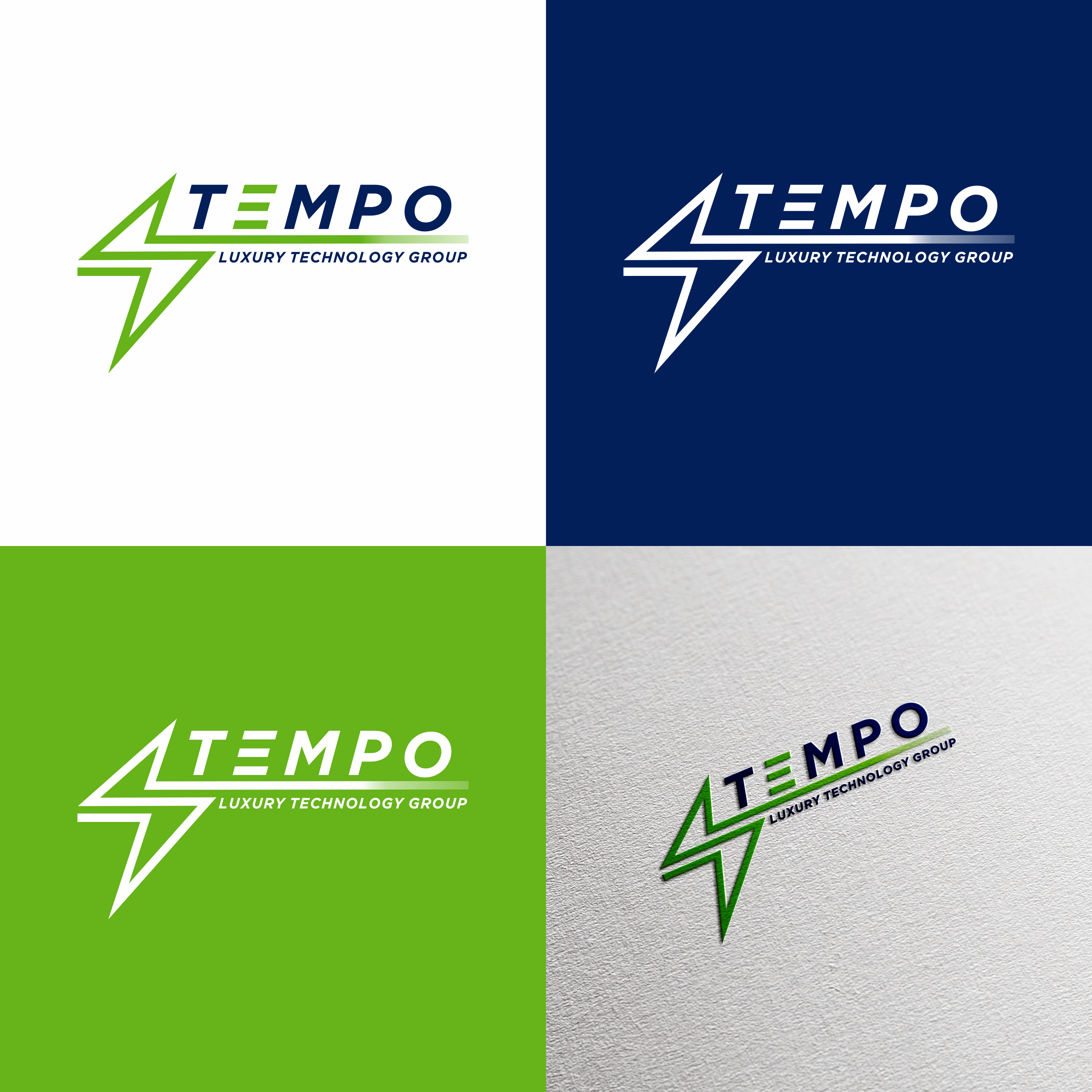Logo Design by Dylan Z.R for Tempo Luxury Technology Group | Design #32213826