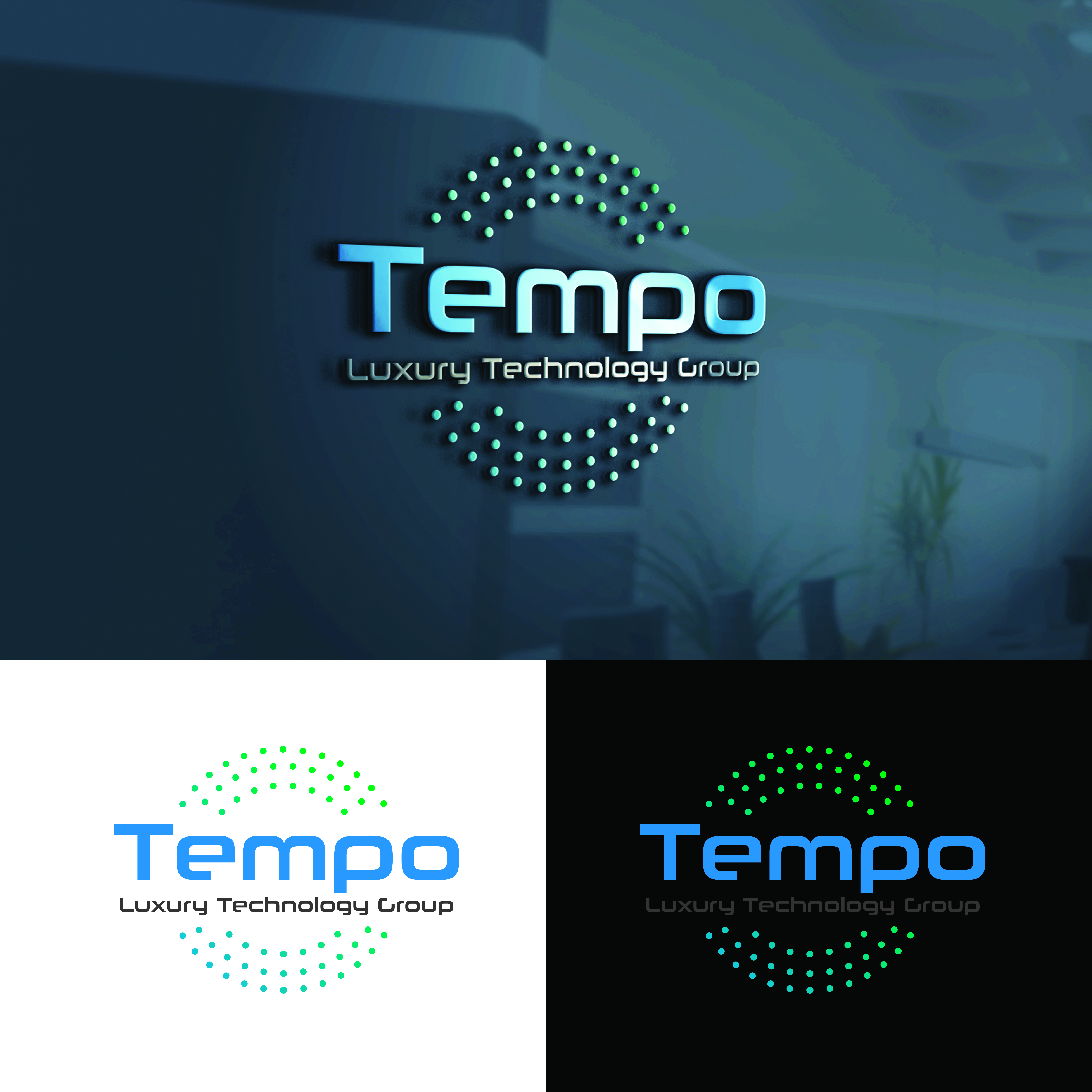 Logo Design by Md Hasibur Rahman for Tempo Luxury Technology Group | Design #32208058