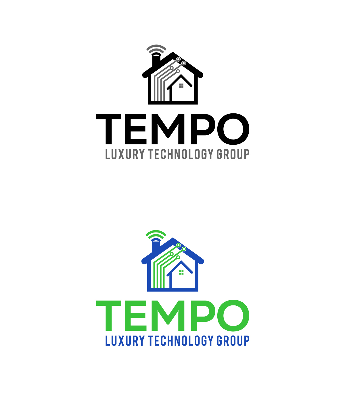 Logo Design by SolidGraphics for Tempo Luxury Technology Group | Design #32218389