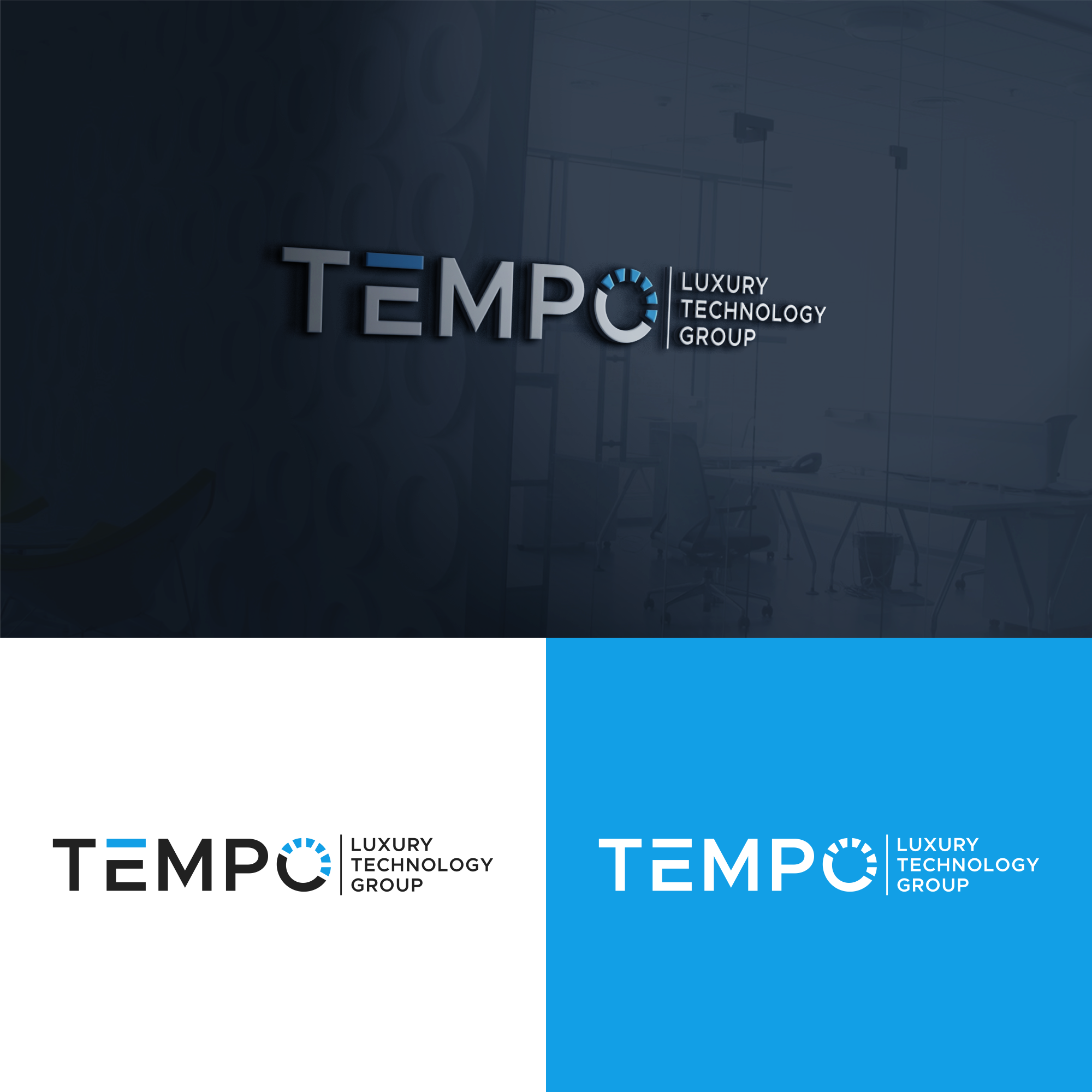 Logo Design by Excellent™ for Tempo Luxury Technology Group | Design: #32210779