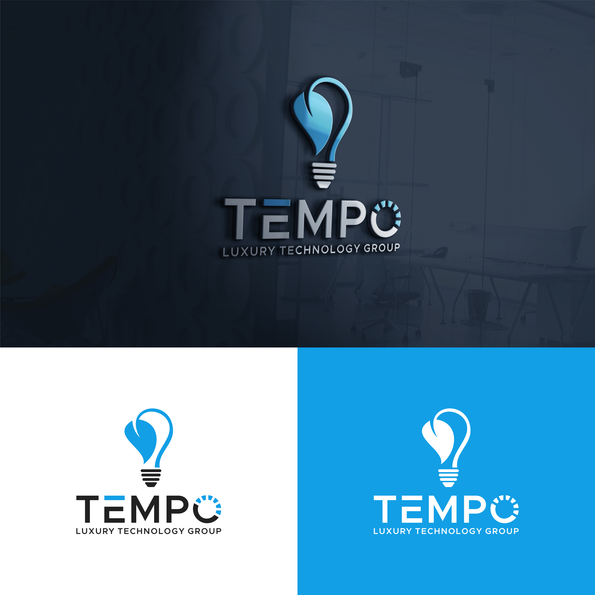 Logo Design by Excellent™ for Tempo Luxury Technology Group | Design #32210823