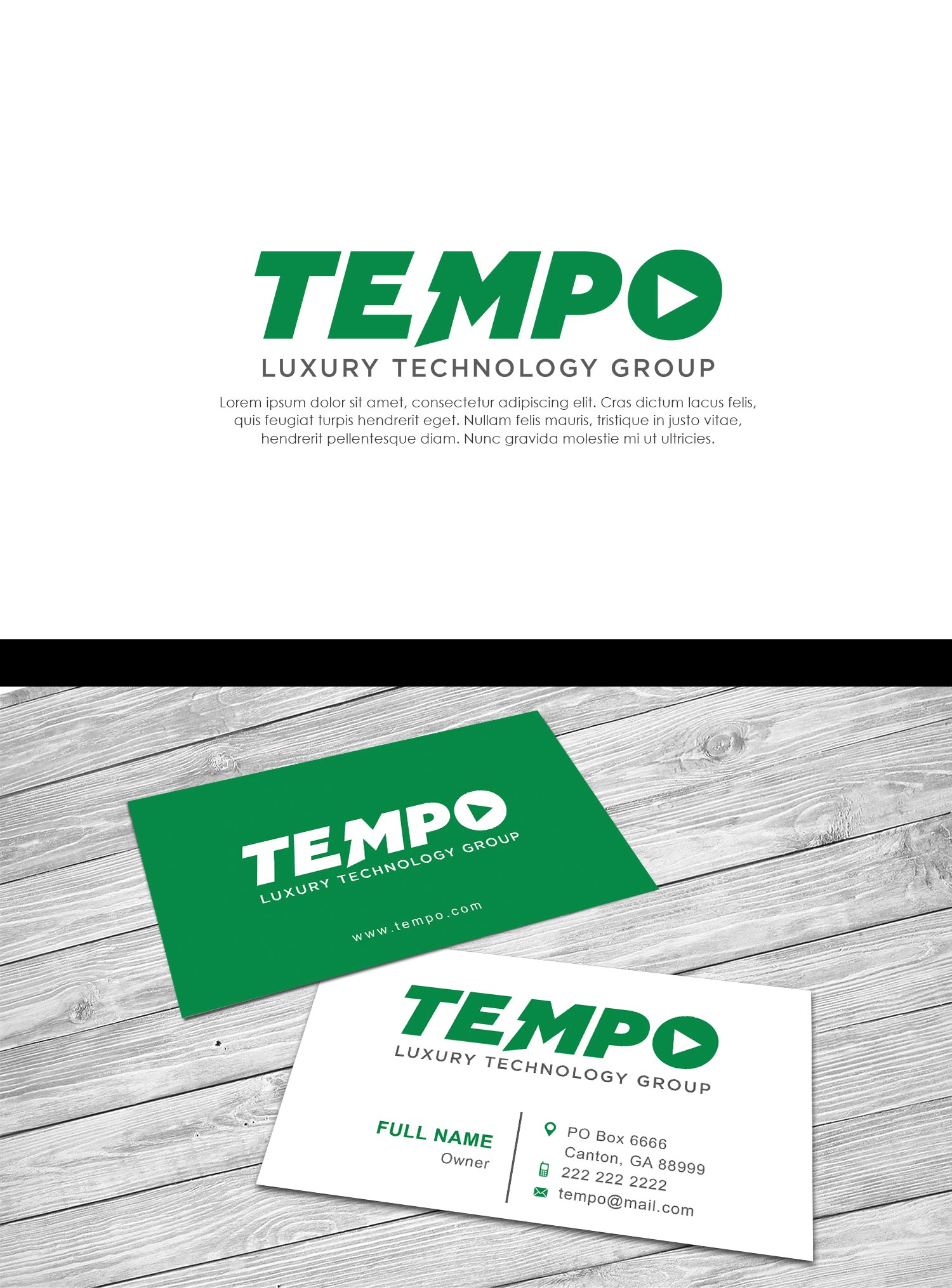 Logo Design by Bobdesigns for Tempo Luxury Technology Group | Design #32217996
