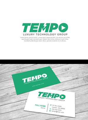 Logo Design by Bobdesigns for Tempo Luxury Technology Group | Design: #32229169