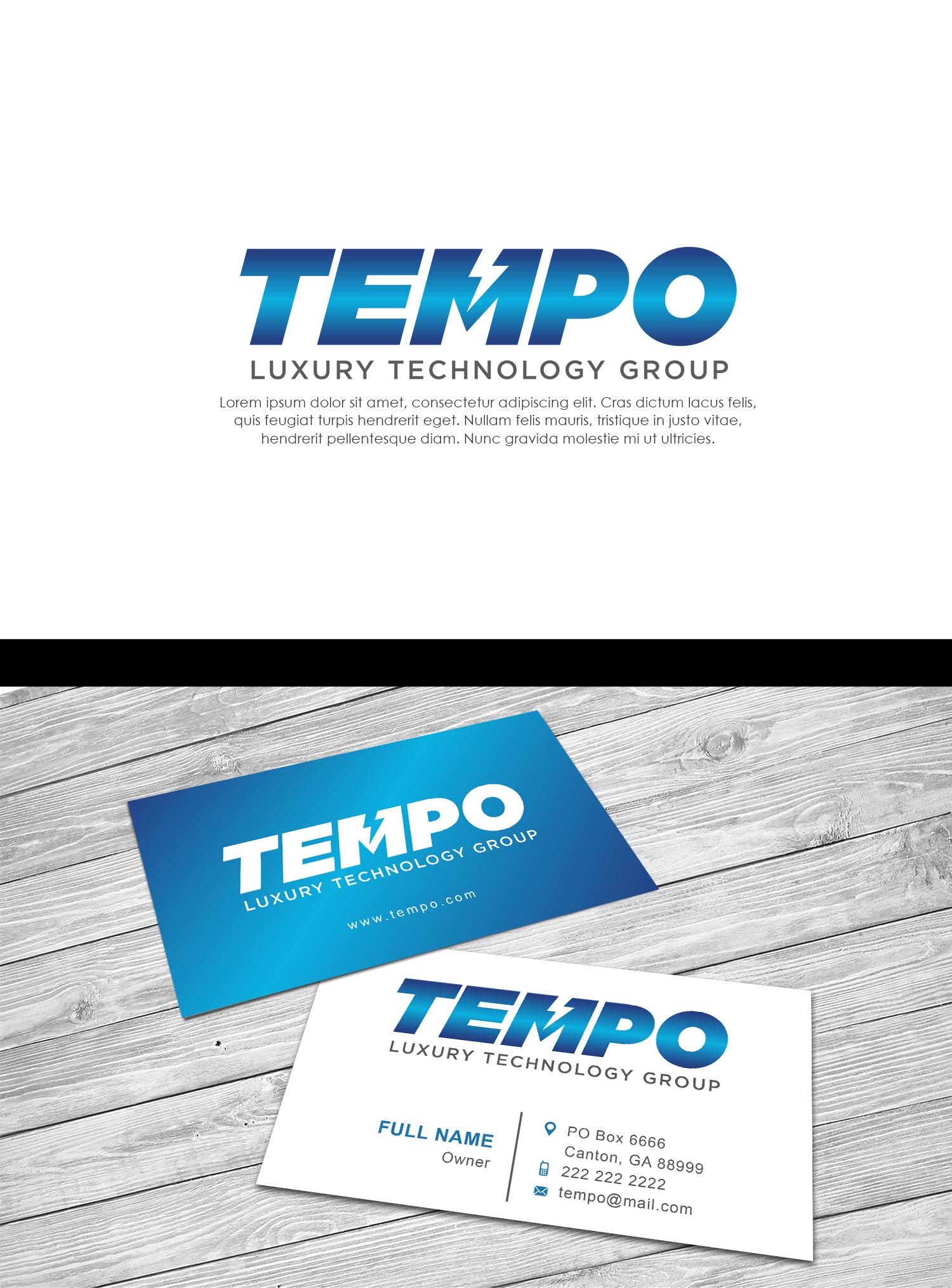 Logo Design by Bobdesigns for Tempo Luxury Technology Group | Design #32229275