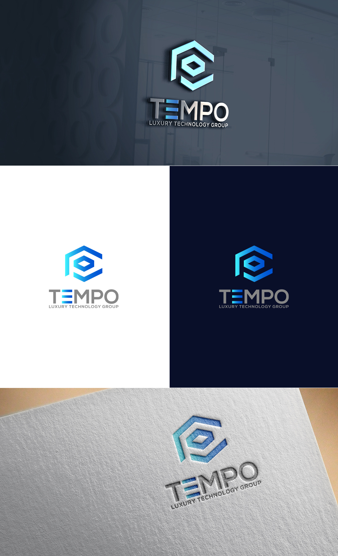 Logo Design by GLDesigns for Tempo Luxury Technology Group | Design #32206864
