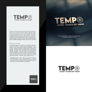 Logo Design by setan cell for Tempo Luxury Technology Group | Design: #32243491