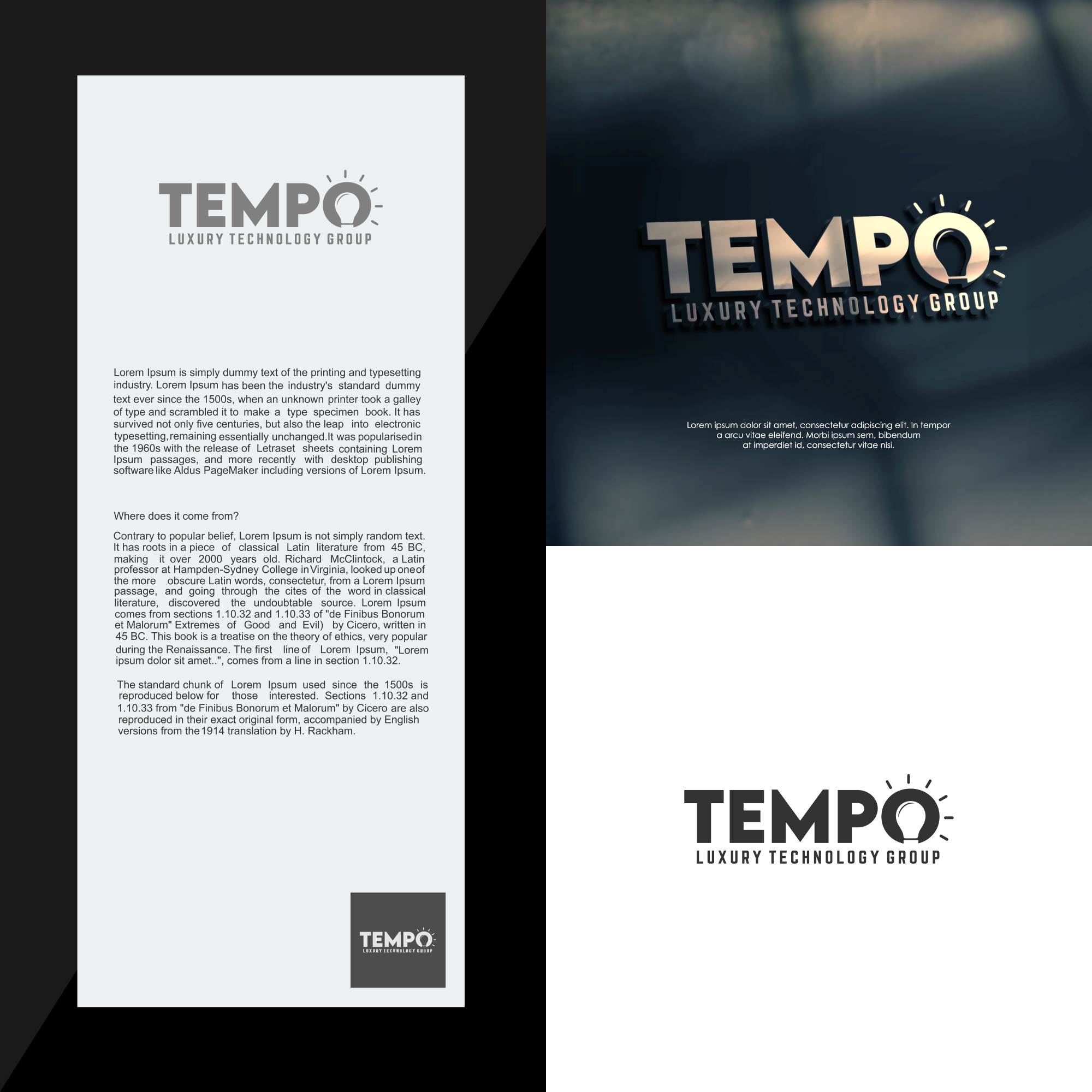 Logo Design by setan cell for Tempo Luxury Technology Group | Design #32243541