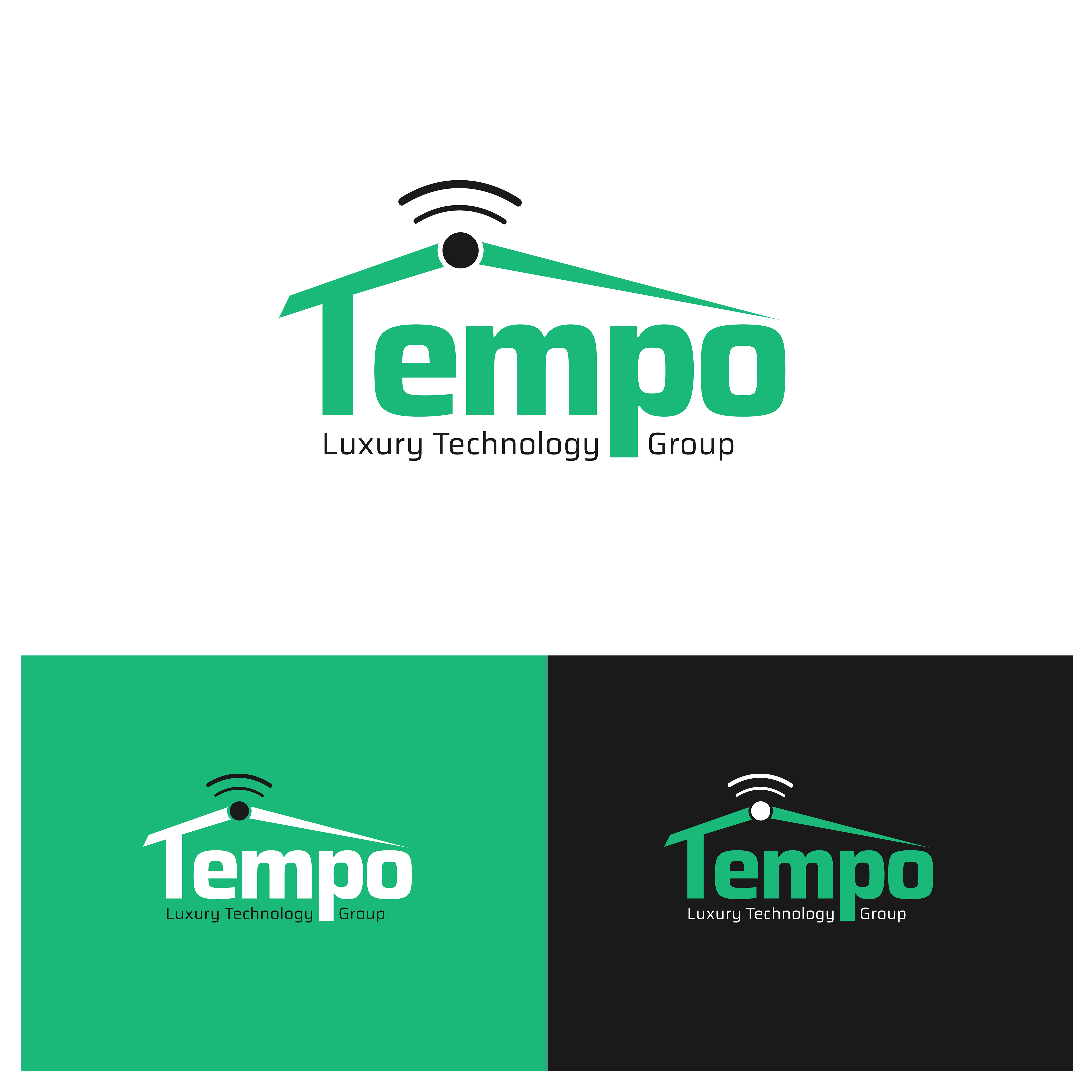 Logo Design by Shahzad Riaz for Tempo Luxury Technology Group | Design #32209138
