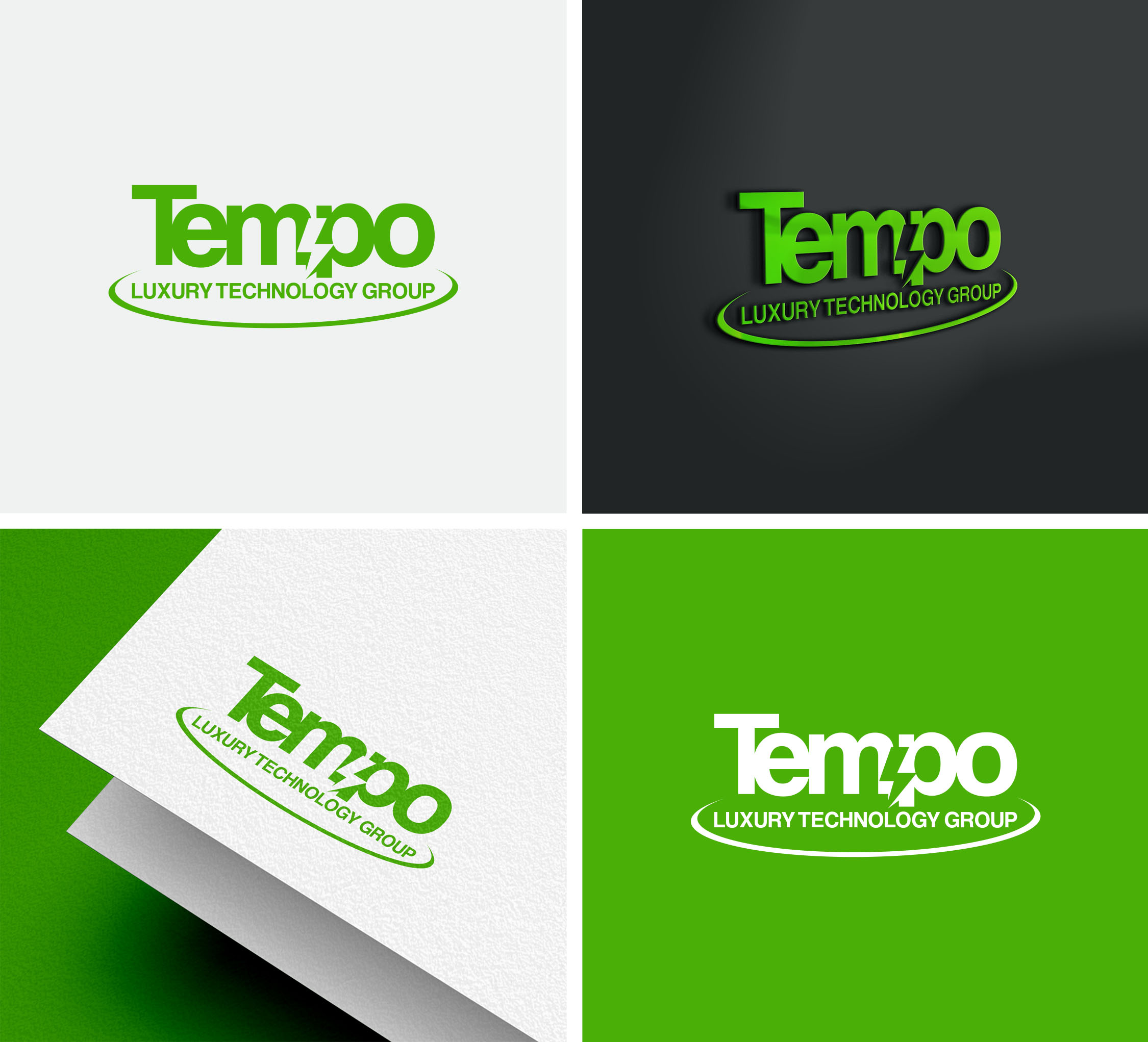 Logo Design by aexoagency for Tempo Luxury Technology Group | Design #32208467