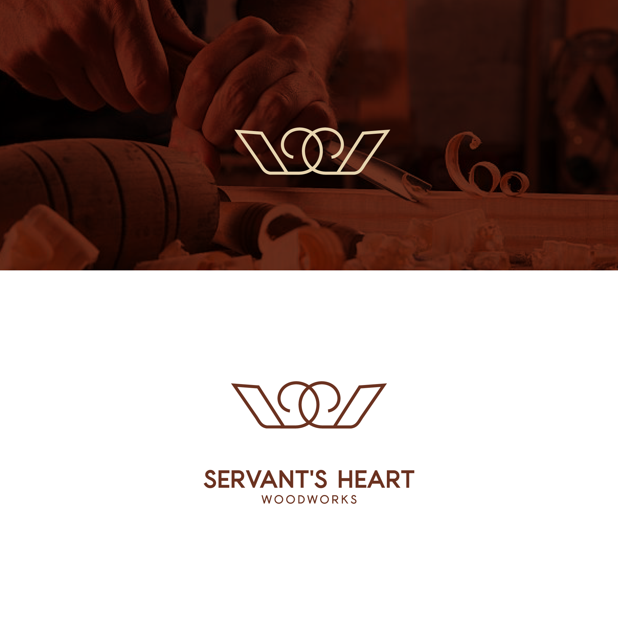 Logo Design by merti.studio for Servants Heart Woodworks | Design #32215169