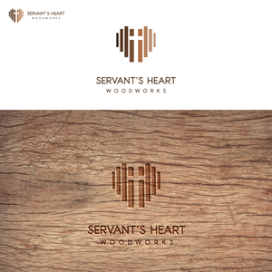Logo Design by merti.studio for Servants Heart Woodworks | Design: #32240880
