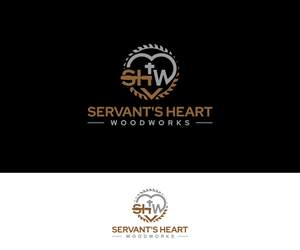 Logo Design by RS_Design for Servants Heart Woodworks | Design: #32212936
