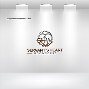 Logo Design by RS_Design for Servants Heart Woodworks | Design: #32212937