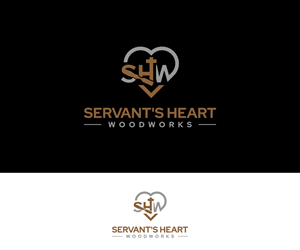Logo Design by RS_Design for Servants Heart Woodworks | Design: #32214490