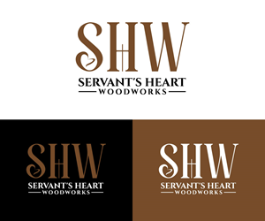 Logo Design by Kavth for Servants Heart Woodworks | Design: #32253830