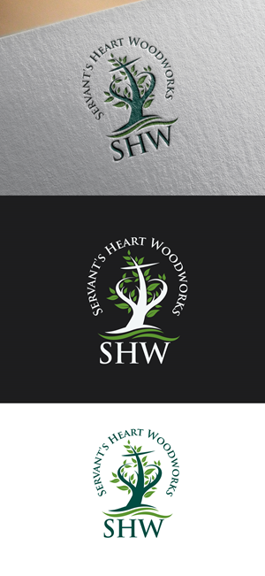 Logo Design by LogoPoko for Servants Heart Woodworks | Design #32214039